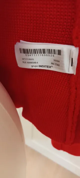 Chaqueta Zara Roja Botones Dorados