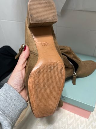 Botas altas camel ante talla 36