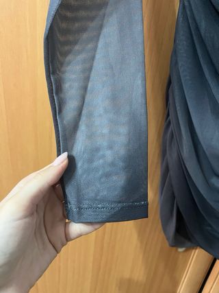 Vestido SHEIN gris elástico