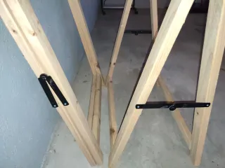 2 caballetes de madera