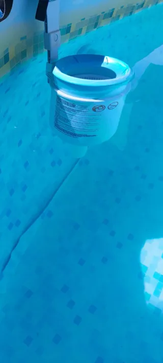 Piscina desmontable con depuradora , limpia fondo,