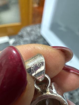 Colgante Plata Ley Cuarzo Verde Facetado