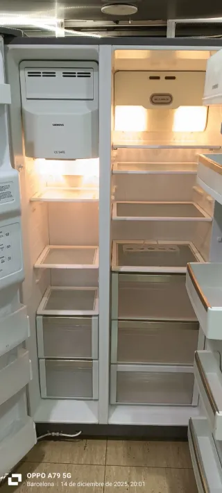 Nevera Siemens Acero Inox No Frost