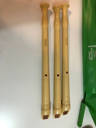 Lote 3 Flautas dulces Hohner