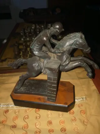 Scultura Cavalieri e Cavalli in Bronzo