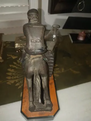 Escultura Jinetes y Caballos Bronce