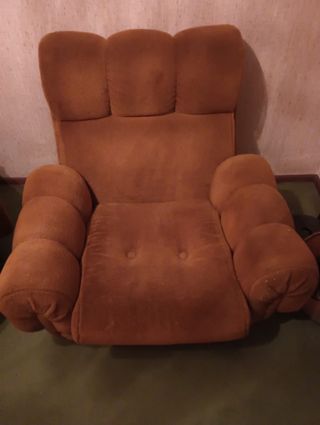 2 Butacas de tela marrón