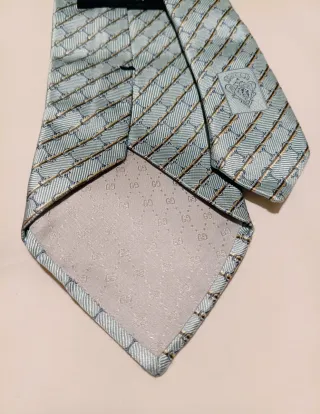 Cravatta Gucci in Seta Azzurro Cielo