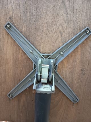 Mesa bar y para exterior plegable madera y meta