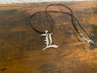 Colgante L Death Note Plata