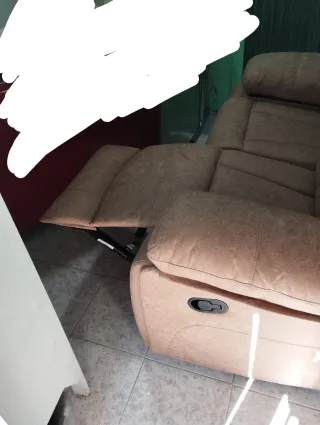 Divano relax 2 posti modulabile beige