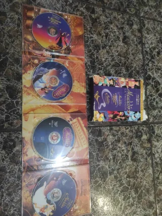 Trilogía Aladdin VHS Disney Español