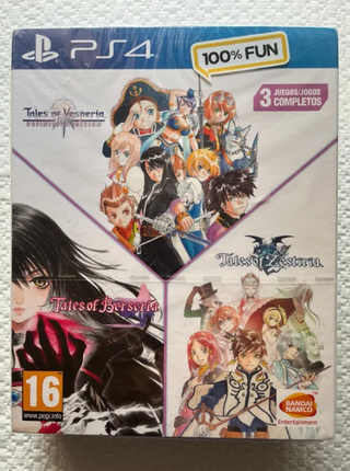 Pack PS4: Tales of Vesperia, Zestiria, Berseria