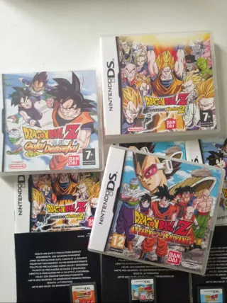 3 Juegos Nintendo DS Dragon Ball Z