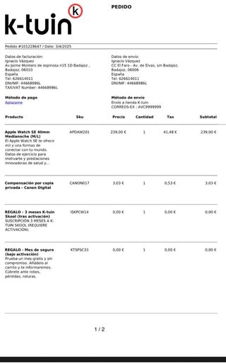 Apple Watch SE 2 40mm Midnight