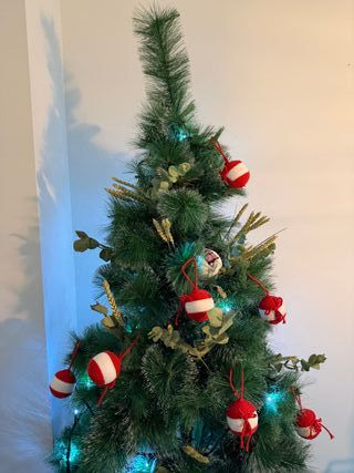 Albero di Natale con Luci e Decorazioni