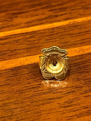 Pendientes Tous Corazón Perla Turquesa Dorados