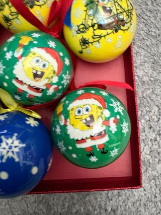 Pack bolas navidad dibujos animados