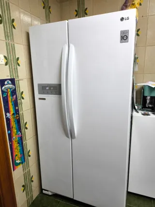 Nevera Americana LG Blanca