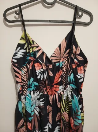 Vestido Verano Estampado Hojas