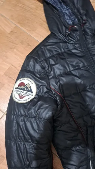 Chaqueta Armani reversible negra