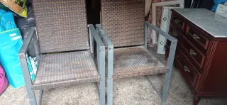 Set di 2 sedie da esterno