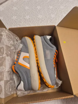Zapatillas Camper Pelotas Athens Gris Naranja
