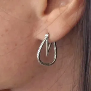 Pendientes Aro Doble Plata