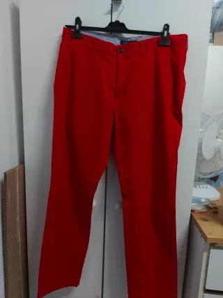 Pantalón Chino Tommy Hilfiger Rosso