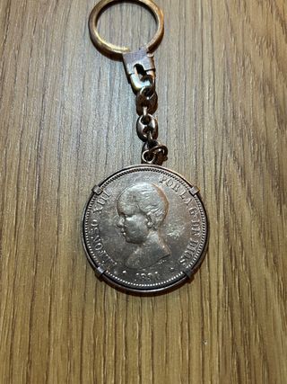 Moneda 5 Pesetas 1891 Plata