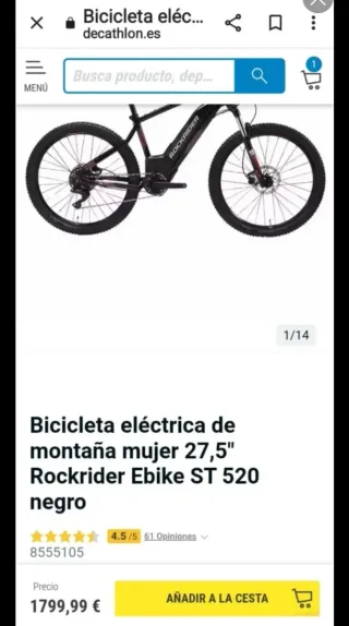 Ebike Rockrider Mujer