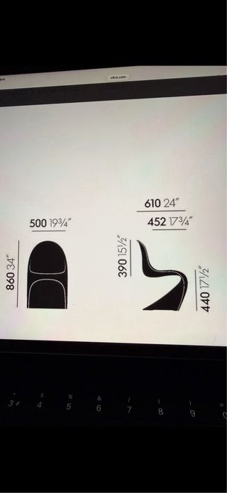 Silla Vitra Panton Blanca