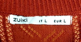 Gilet Zuiki rosso traforato taglia L