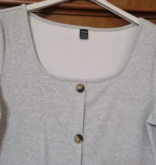 Vestito lungo grigio SHEIN