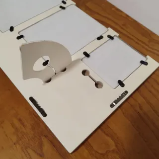 Marco fotos FISURA 3 fotos madera