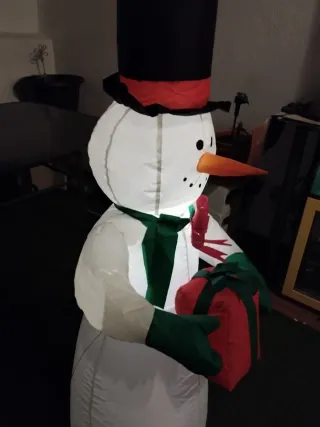 Pupazzo di neve gonfiabile per esterni di Natale