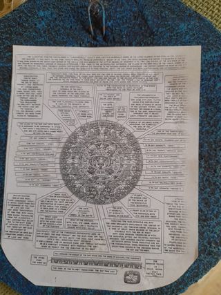 Calendario Azteca Piedra Azul