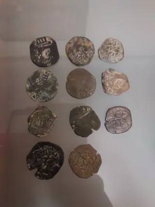 Moneda Felipe IIII resello