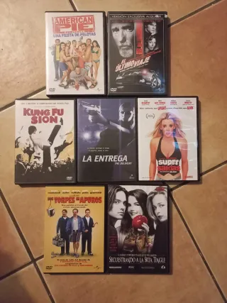 Lote 6 Películas DVD: American Pie, Kung Fu Sión,