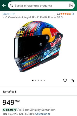 Casco HJC RPHA1 Red Bull Jerez GP