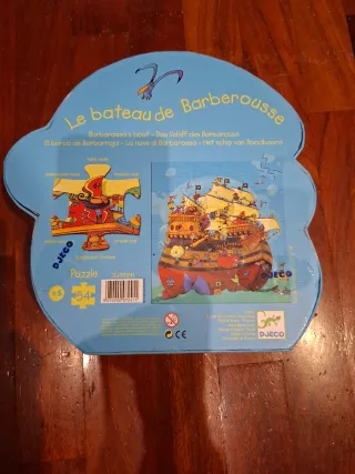 Puzzle Barco Pirata Djeco 54 Piezas