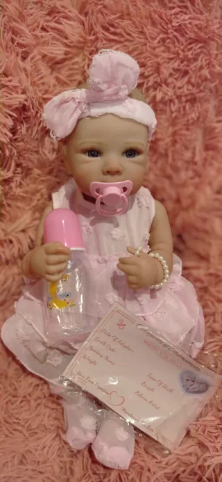 Muñeca Reborn Vinilo Completa