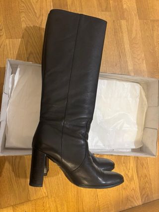 Botas altas piel Luis Gonzalo negras