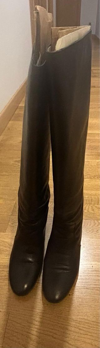 Botas altas piel Luis Gonzalo negras