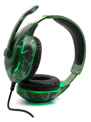 Auriculares Gamer KOMC G312 Camuflaje, NUEVOS