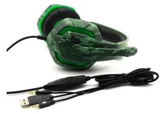 Auriculares Gamer KOMC G312 Camuflaje, NUEVOS