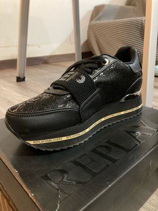 Bambas Replay Mujer Negras