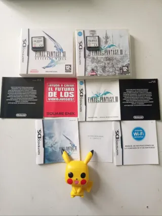 Final Fantasy III y XII Reverant Wings originales