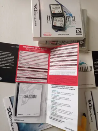 Final Fantasy III y XII Reverant Wings originales