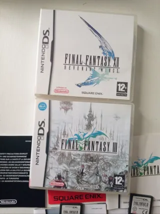 Final Fantasy III y XII Reverant Wings originales